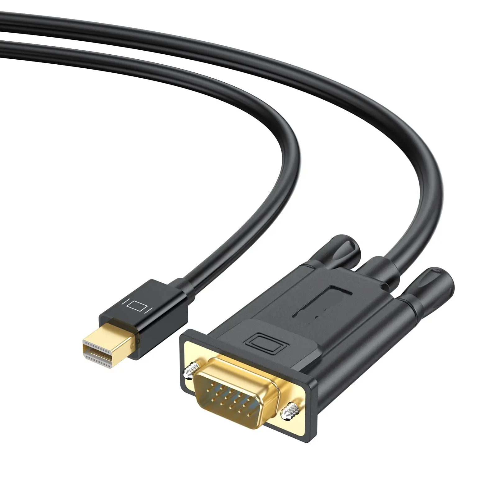 Thunderbolt 2 Compatible Mini DisplayPort to VGA Cable Mini DP TO VGA Converter Cable