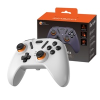 Volant de jeu sans fil BT Mingpin S821 Pro pour multi-plateformes, batterie 600 mAh, moteur à vibration, gyroscope six axes