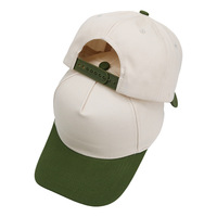 Nueva gorra de béisbol de algodón puro a juego de colores con patrón bordado sombrero de conductor de camión con respaldo en blanco gorra de protección solar informal