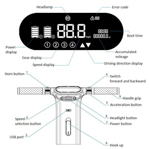 Scooter électrique pliable portable pour personnes âgées KSM-908, 3 roues, pour personnes handicapées, design tendance, scooters de mobilité à vendre - Product Image 6