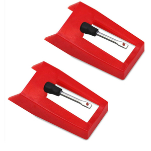 Aguja de repuesto Universal roja para tocadiscos de vinilo, cartucho de alta fidelidad, herramienta accesoria de audio duradera - Product Image 2
