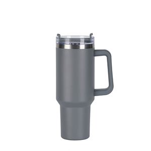 40oz H1.0 Handle Travel <b>Car</b> <b>Mug</b> Vacuum Tumbler Lid Straw Non-Slip ODM OEM Custom Color - Product Image 3