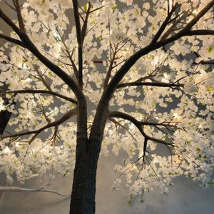 Real Touch Tamaño grande 3,3 M Altura 4m Ancho Árbol <span class=keywords><strong>de</strong></span> luz <span class=keywords><strong>de</strong></span> flor <span class=keywords><strong>de</strong></span> cerezo blanco con nueva técnica y material <span class=keywords><strong>de</strong></span> alto polímero - Product Image 4