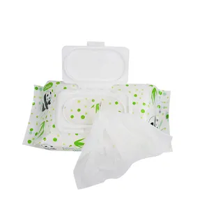 Bio Degradable Mouth Napkin Bamboo Non Woven Custom Alcohol Free Water Baby Wet Wipes