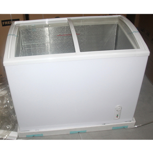 Congelador de Exhibición de Doble Puerta de Vidrio Profundo de 256L OEM con Cesta de Alambre DDH-256C - Product Image 2