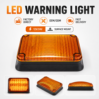 Feux de signalisation LED Senken LTE1025 12V 24V, clignotants, à montage en surface, pour véhicules d'urgence, camions, ambulances