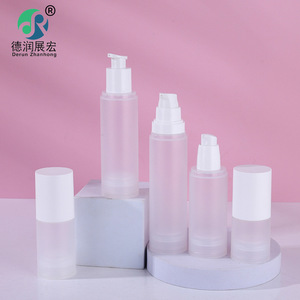 ขวดสุญญากาศ Derun Zhanhong PP ขนาด 30 มล. 50 มล. 80 มล. 100 มล. 120 มล. แบบกดสำหรับบรรจุโลชั่น  บรรจุภัณฑ์เครื่องสำอางสำหรับเดินทาง - Product Image 3