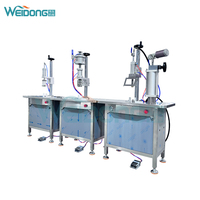 Machine à aérosol semi-automatique à moteur électrique haute efficacité avec cœur PLC pour cosmétiques liquides, haute précision, faible bruit, facile à utiliser