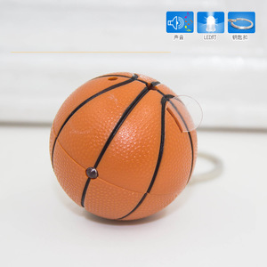 Porte-clés de <span class=keywords><strong>basket</strong></span>-ball LED, cadeau créatif, vocalisation, lumineux, dessin animé, ornement suspendu pour clé de voiture, pendentif personnalisable - Product Image 4