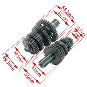 Nouvel ensemble de boîte de vitesses principale ATV 3+1 avec fourche de changement de vitesse en métal revêtu d'oxyde noir pour moteur ZB-<span class=keywords><strong>110</strong></span> - Product Image 5