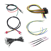 Kit de câbles électriques personnalisés pour ordinateur, faisceau de câbles avec isolation en PVC, conducteur en cuivre étamé 12V, longueur sur mesure