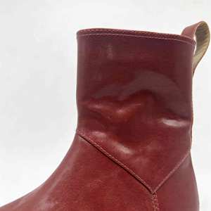Bottes en cuir décontractées personnalisées pour femmes, nouveau style, respirantes, <span class=keywords><strong>talon</strong></span> carré, pour l'automne - Product Image 6