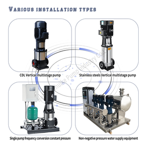 Bomba de refuerzo vertical multietapa CDLF 4kW SS304 para sistema contra incendios, mantenimiento de presión 40m³/h, altura de elevación 80m - Product Image 6