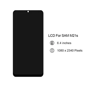 Nhà cung cấp tốt gốc điện thoại di động hiển thị di động LCD màn hình cảm ứng thay thế cho Samsung m21s