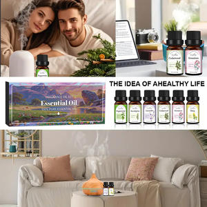 Set de Aceites Esenciales Personalizable, 6 Botellas, Aromas Florales: Lavanda, Menta, Geranio, Cedro, para Difusores y Sueño - Product Image 4