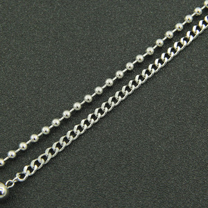Splicing Cold Wind Light Luxury <b>Titanium</b> Steel Neck <b>Chain</b>, Flash Star Bead <b>Chain</b> Short Necklace Tanjing Fashion Lijing Necklace - Product Image 4