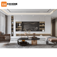Meuble TV mural moderne de luxe en bois écologique pour salon, chambre, hôtel, appartement, salle à manger, usage domestique personnalisé