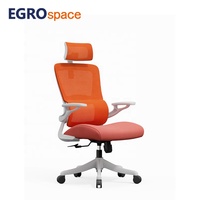 Fauteuil de bureau ergonomique de direction EGROspace Luxury Professional Factory avec appui-tête en maille et accoudoirs pivotants