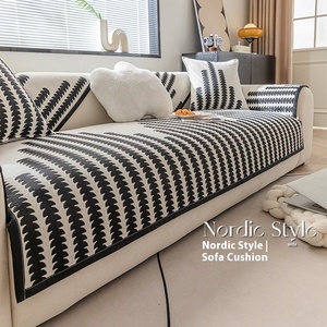 Advanced Sense Chenille Four Seasons Universal <strong>Sofa</strong> Cover Cloth Geometric Non-Slip Dirt-Resistant Washable New <strong>Sofa</strong> Cushion - Product Image 3