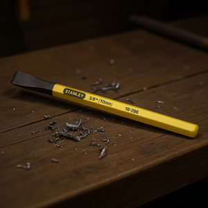 Cincel mecánico Stanley de 3/8 pulgadas (10 mm) de acero templado para trabajar con metal y madera 16-286 - Product Image 3