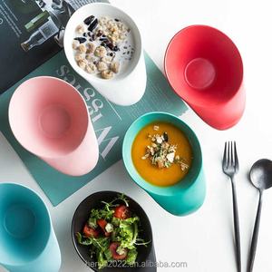 <span class=keywords><strong>Ciotola</strong></span> in Ceramica Creativa a Forma di Stoviglie d'Albergo, Stile Nordico INS, <span class=keywords><strong>Ciotola</strong></span> per Insalata da Ristorante, Piatto per Condimenti, Arredamento per la Casa - Product Image 5