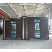 Maison préfabriquée extensible avec panneaux sandwich, design moderne, livraison immédiate, petite maison comprenant salle de bain et cuisine