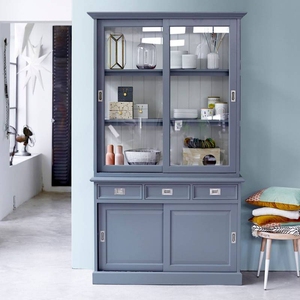 ตู้ไซด์บอร์ดห้องรับประทานอาหารสไตล์โมเดิร์นสุดหรู แบบประกอบเองได้ พร้อมตู้เก็บของ ปรับแต่งสีได้ ทนทาน ผลิตจากวัสดุ PB/MDF สำหรับบ้านและห้องนั่งเล่น - Product Image 1