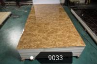 Alands 3mm Plastique PVC Panneau Mural PVC Marbre Panneau Mural UV PVC Marbre Feuille Imperméable pour Panneau Mural Décoration