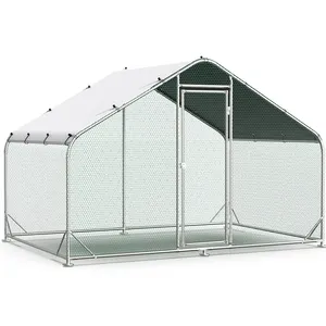 Factory Wholesale Best Selling Outdoor Large Metal Chicken Coops Dog Kennel Animal Cages for Sale