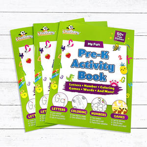 Barato libro de tapa blanda impresión niños pegatina libros dibujo personalizado libro para colorear para niños - Product Image 6