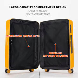 <span class=keywords><strong>Valise</strong></span> à main légère de 20 pouces <span class=keywords><strong>Valise</strong></span> en métal PC <span class=keywords><strong>Valise</strong></span> de bureau pour les voyages en <span class=keywords><strong>avion</strong></span> d'affaires - Product Image 5