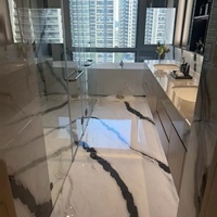 Vente directe usine – Carreaux de porcelaine les plus vendus 900*1800mm, brillants, entièrement polis, émaillés, blanc Panda, luxe, pour supermarchés et extérieur