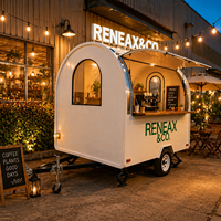 Petit camion de restauration, mini-fourgonnette alimentaire, remorques mobiles, chariot à glaces et à snacks