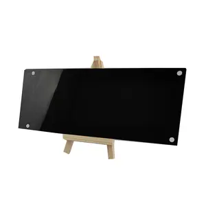 Espejo de aleación de aluminio de Color negro y azul, grabado láser, procesamiento de marcado, almohadilla personalizada, placa de aluminio de impresión