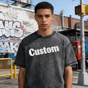 Camisetas de Hombre Personalizadas con Logotipo, Lisas, Teñidas, Estilo Urbano, 100% Algodón Tejido, Ecológicas y Transpirables - Product Image 2