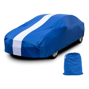 Housse de voiture extérieure 210D housse de voiture imperméable de protection UV de haute qualité avec des rayures au <span class=keywords><strong>centre</strong></span> - Product Image 2