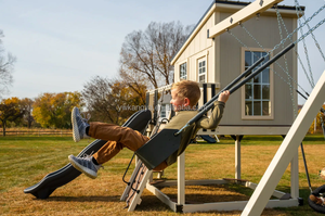 Juego <span class=keywords><strong>de</strong></span> columpio <span class=keywords><strong>de</strong></span> <span class=keywords><strong>madera</strong></span> grande, equipo <span class=keywords><strong>de</strong></span> entretenimiento al aire libre personalizado, casa <span class=keywords><strong>de</strong></span> árbol con marco <span class=keywords><strong>de</strong></span> tobogán y escalada del fabricante - Product Image 5