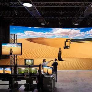 VR XR студия ТВ шоу медиа фон для съемки в помещении светодиодный видео экран для телевизора студия