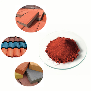 Polvo de pigmento rojo de óxido de hierro de ladrillo coloreado de hormigón para pintar y recubrimientos - Product Image 3