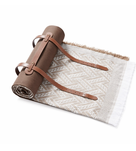 Tapis <span class=keywords><strong>de</strong></span> pique-nique personnalisé avec logo, Chevron, en coton/polyester, pompe à gonflage intégrée, franges, portable, enroulable, pour la <span class=keywords><strong>plage</strong></span>, toutes saisons, OEM - Product Image 1