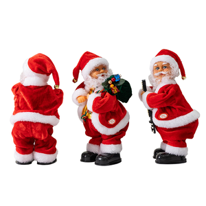 Père Noël Mignon Jouet en Peluche Électrique Musical Chantant 35cm Neuf d'Usine Noël Dansant et Dansant sur la <span class=keywords><strong>Musique</strong></span> avec les Hanches qui Saillissent - Product Image 1