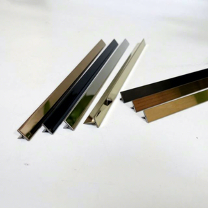 โปรไฟล์ตกแต่งขอบผนังและพื้นภายในอาคาร รุ่น EX551 ทำจากสแตนเลสสตีลทันสมัย สำหรับงานตกแต่งขอบผนังและพื้นในโครงการวิศวกรรม - Product Image 1