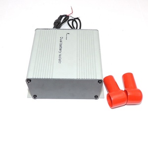 12V/24V 200Amp Smart Aluminum Dual <b>Battery</b> <b>Auto</b> Isolator Switch Relay for Marine Car ATV Boat - Product Image 3