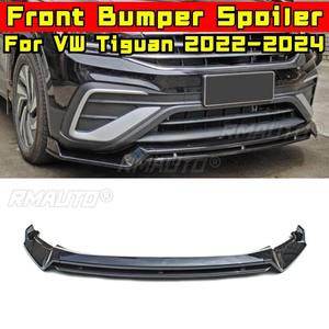 4 piezas de alerón difusor delantero para parachoques de coche, pieza de modificación para VW Tiguan 2022-2024, versión normal, protector de parachoques - Product Image 1