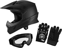 Casque de course DOT pour motocyclette à quatre roues Casque de course pour jeunes enfants Motocross ATV Off Road Street Dirt Bike Go-Kart BMX MX