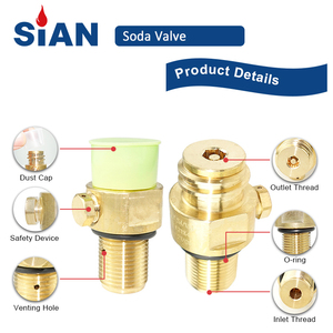 Kiểm Soát Lưu Lượng Khí An Toàn Oxy/Không Khí/Nitơ/Bình Xi Lanh CO2 Trục Kim Tay Quay Flapper Brass CGA540 Van Y Tế - Product Image 2
