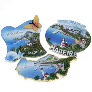 Recuerdos Turísticos Personalizados, Imanes Decorativos Pintados a Mano para Refrigerador, para Diferentes Países - Product Image 1