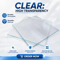 Verre plat flotté transparent de haute qualité, personnalisé, 2 mm, 3 mm, 4 mm, 5 mm, 6 mm, pour la construction