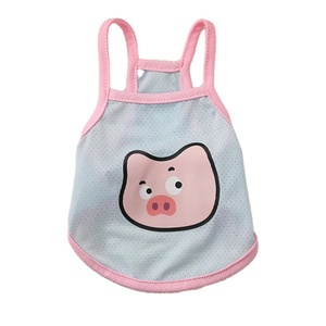 Chaleco de verano para mascotas, camisola fresca de seda helada, diseño de dibujos animados de animales, para perros pequeños y medianos, uso en exteriores ZYKBX23 - Product Image 5