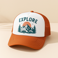 Gorra de Béisbol de 6 Paneles Personalizada al por Mayor, Gorras Deportivas con Estampado Colorido y Correa Ajustable para Exteriores